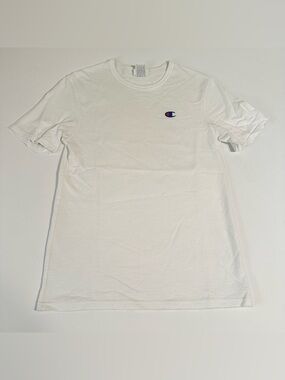 CHAMPION - MENS - WHITE TEE WITH LOGO
